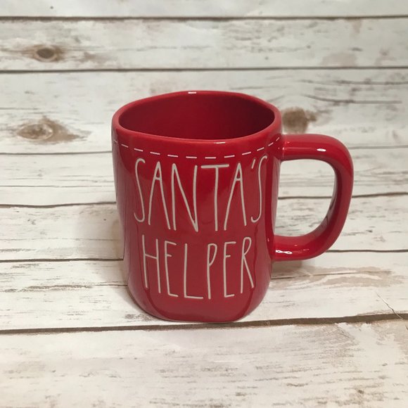 Rae Dunn Other - Rae Dunn SANTA'S HELPER Mug